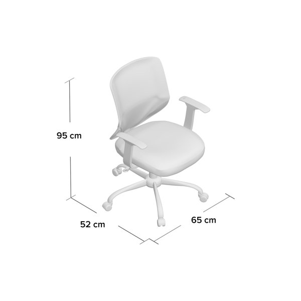 Wayfair office chairs with deals lumbar support